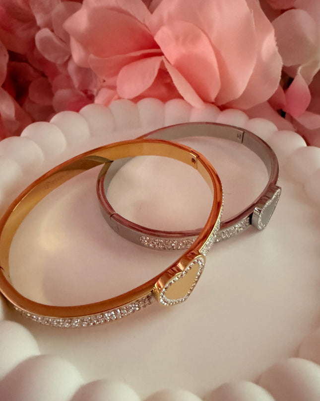 JOYERÍA FINA - Bangle Diamantada Insp. TIFF (Stainless Steel)