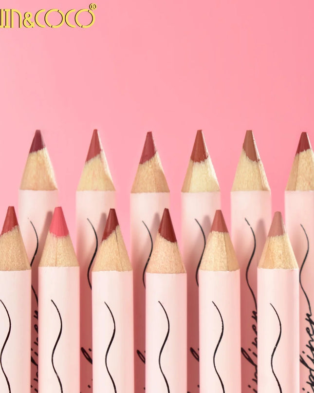 KEVIN AND COCO - LIP LINER CREMOSOS / COMBO DE 12pcs👄