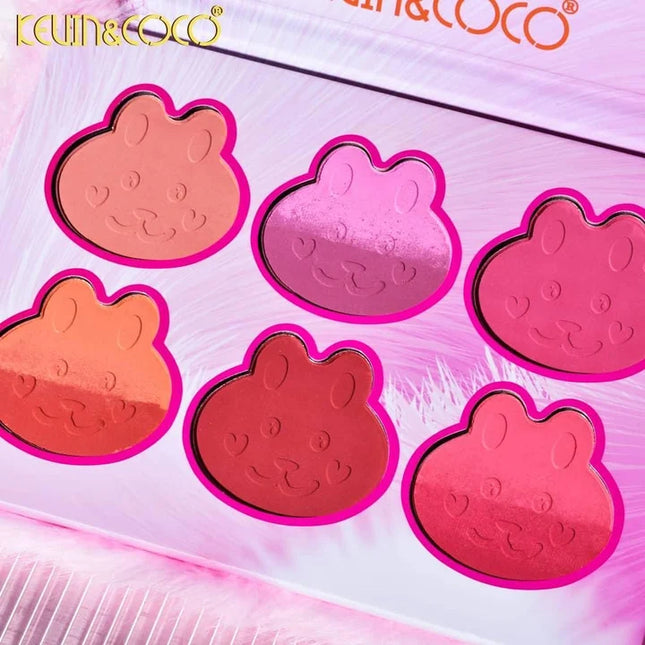 KEVIN AND COCO - PALETA DE BLUSH CONEJITO PINK (TAMAÑO GRANDE)