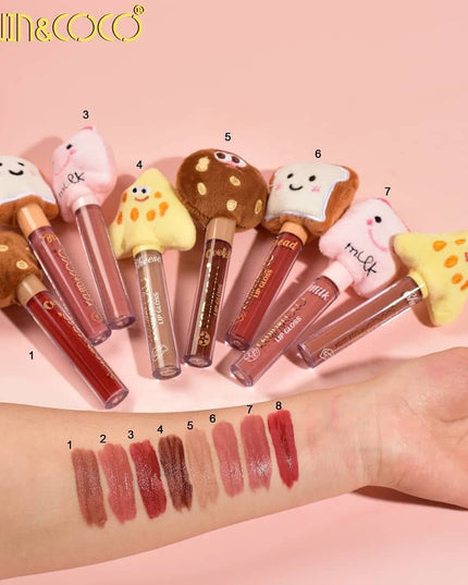 KEVIN & COCO - LipGloss Matte Food 🧀🍞🍪🥛