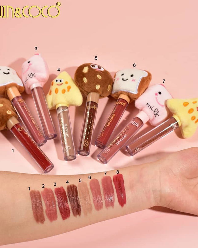 KEVIN & COCO - LipGloss Matte Food 🧀🍞🍪🥛