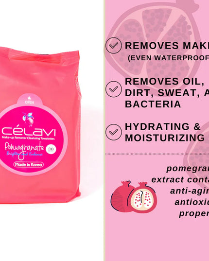 CELAVI - Makeup Remover 30Wipes