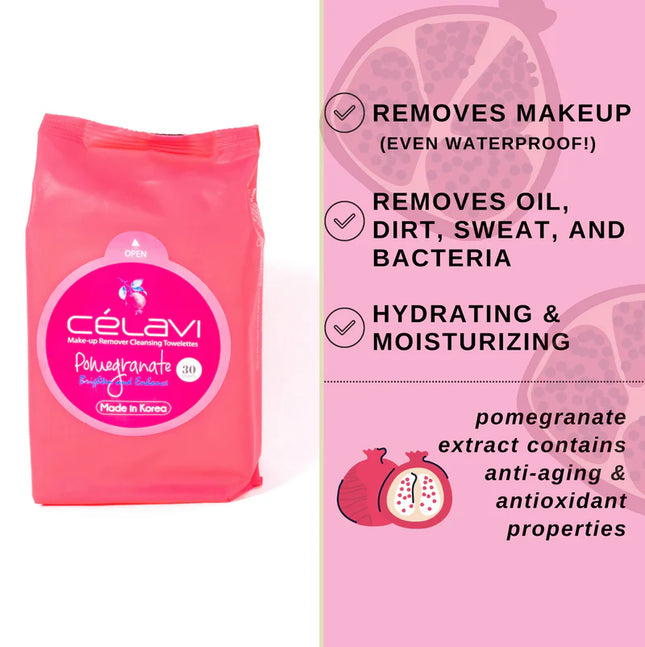 CELAVI - Makeup Remover 30Wipes