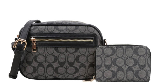 CROSSBODY WITH WALLET / INSPIRED COA-CH (BLACK)