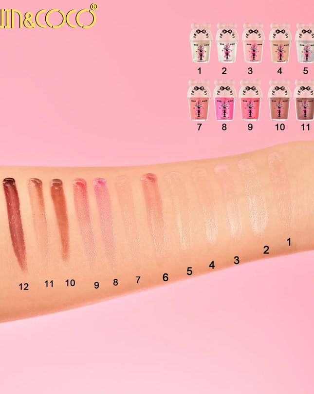 KEVIN & COCO - 🎀Lipgloss  Coquette🎀 with Small Glitter