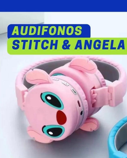 HEADPHONES - ANGELA WIRELESS, CALLS, BLUETOOTH W/CHARGER 🎧🩷