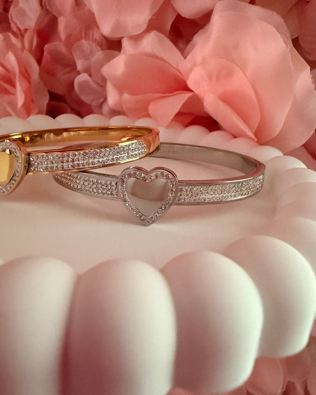 JOYERÍA FINA - Bangle Diamantada Insp. TIFF (Stainless Steel)