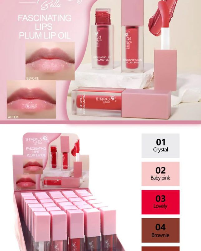 SIMPLY BELLA - Fascinating Lips Plumping Oil 🌸