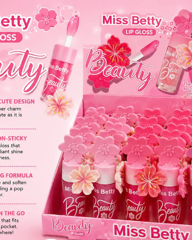 GIRLY’s - LIPGLOSS BLOSSOM CON LLAVERO 🌸