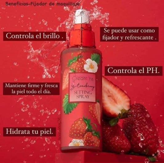 BEAUTY CREATIONS - Setting Spray de Strawberry 🍓 Hidratante