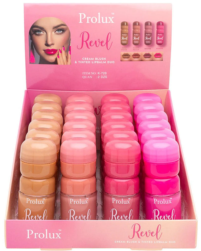 PROLUX - Revel Cream Blush & Tinted Lip Balm Duo
