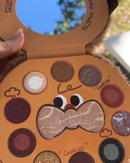 KEVIN & COCO - Paleta de Sombras con Iluminador 🍪