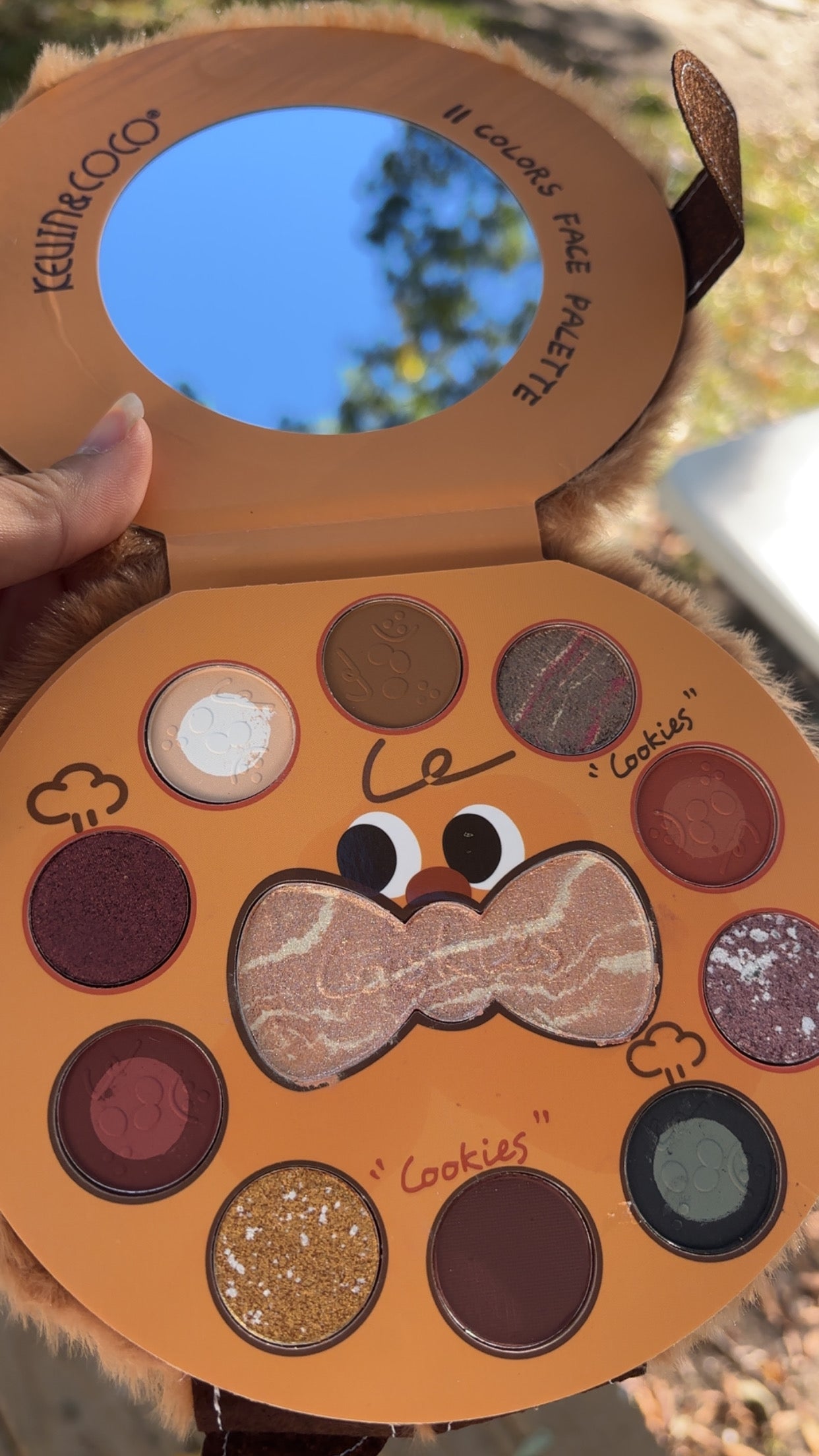 KEVIN & COCO - Paleta de Sombras con Iluminador 🍪