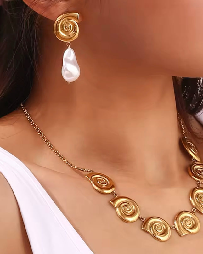 JOYERIA - Collar de Caracol 1pc