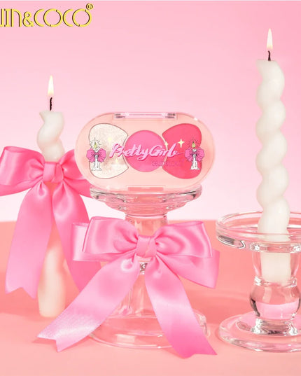 KEVIN & COCO - 🎀Bow Eyeshadow & Blush Palette 2in1 Coquette🎀