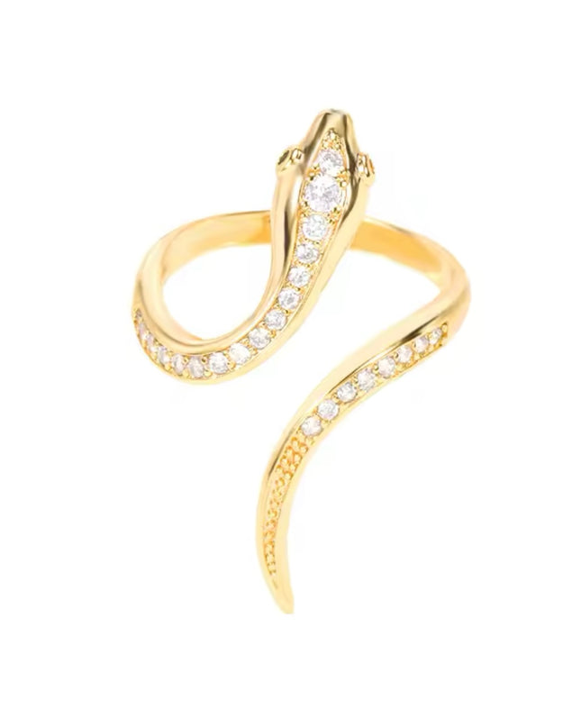 JOYERIA - Sortija de Serpiente con Pedrería 1pc