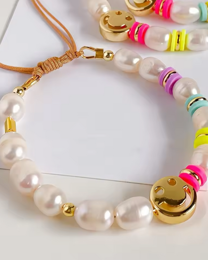 JOYERIA - Pulsera Happy Face Colorida 1pc