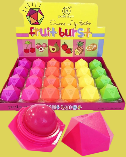 Fruit Burst Lip Balm 🍒🍓🥑🍑🍍🍊