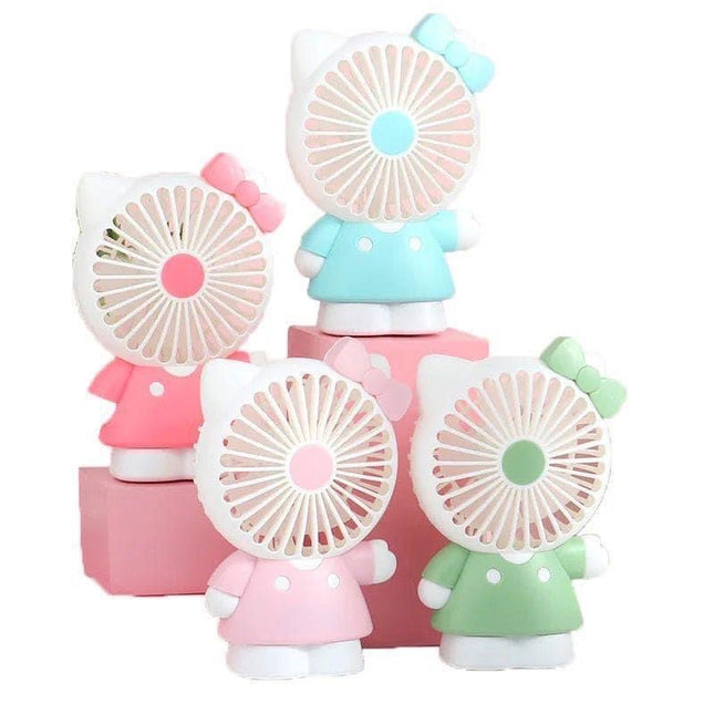 SANRIO - Abanicos de Mesa y Mano H/Kitty Body