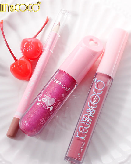 KEVIN AND COCO - KIT FALL IN LOVE | LABIAL + LIP LINER + GLOSS 💖🍴