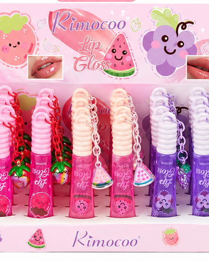 GIRLY’s - LIPGLOSS FRUTALES CON LLAVEROS 🍓🍉🍇