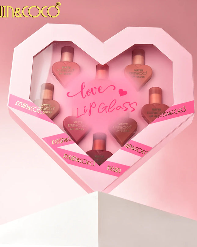 KEVIN & COCO - Love Matte Lip Gloss Set of 8pcs