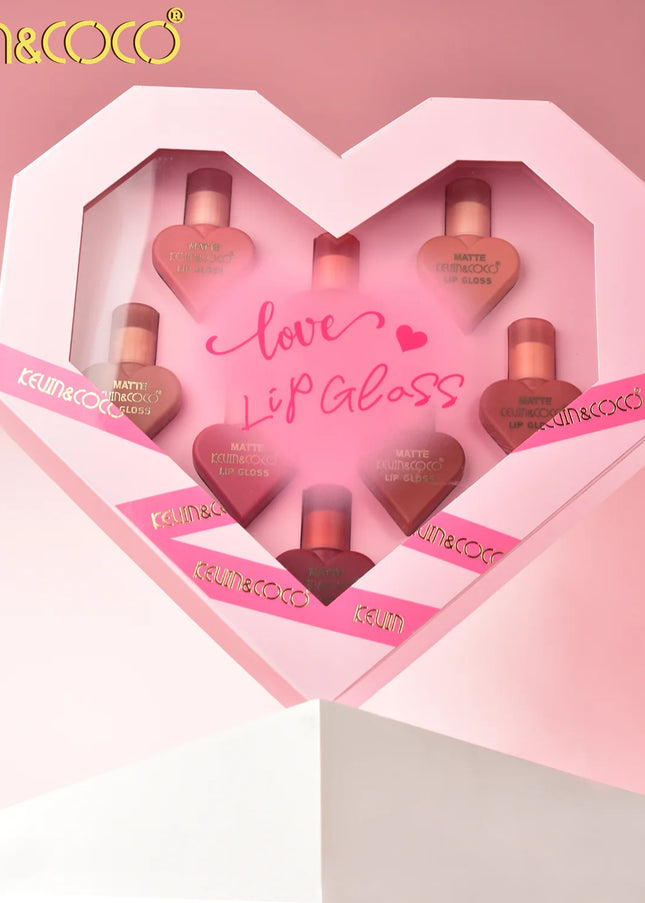 KEVIN & COCO - Love Matte Lip Gloss Set of 8pcs