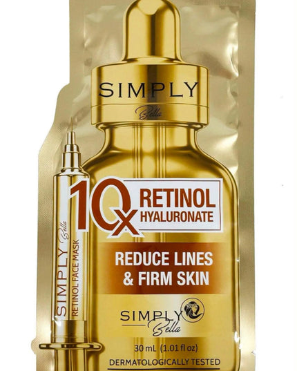 SIMPLY BELLA | 10x Retinol Hyaluronate (Reduce las Líneas & Firmeza a la Piel) 💛