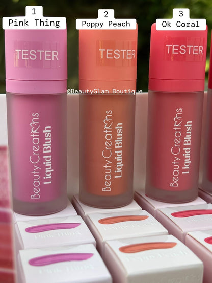 BEAUTY CREATIONS - Blush Líquidos Infusidos con Vit. E
