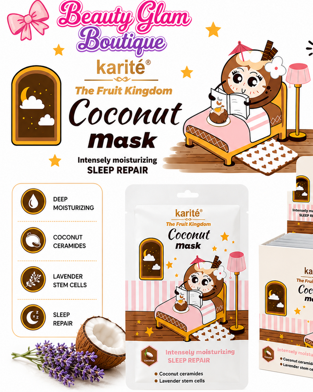 GIRLY’s - KARITÉ MASCARILLA INTENSIVA REPARADORA DE COCO Y LAVANDA (CONTIENE CERAMIDE)🥥