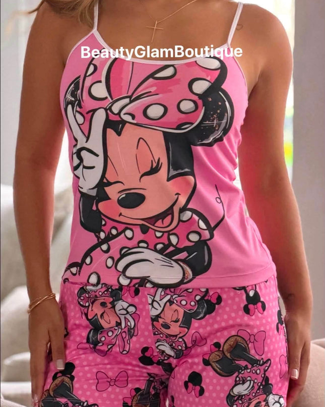 PIJAMA - HAPPY MINNIEE PANTALÓN CORTO 💖✌️