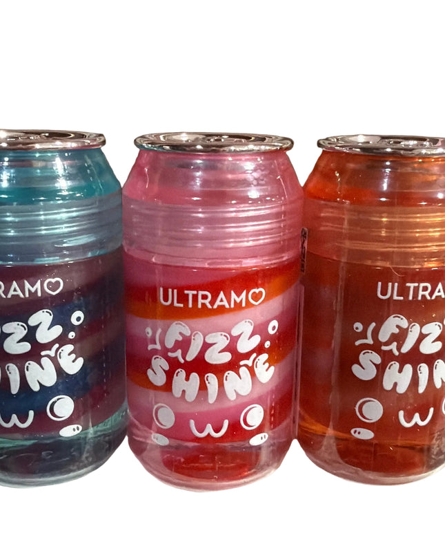 LIP GLOSS BOTELLITAS C/GLITTERS DOBLE TONOS ✨