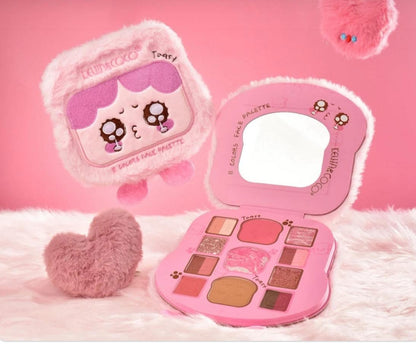 KEVIN & COCO - Paleta de Tostada con Blush+Contour+Highlighter 🍞