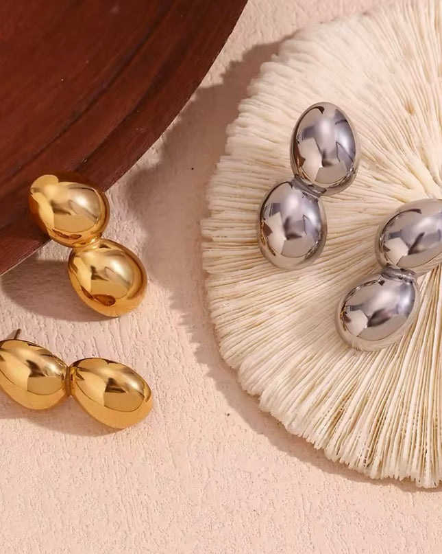 JOYERIA - Aretes 2Ovals