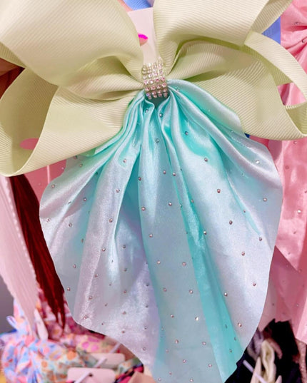 Lazo Coquette - Perlas Satinado (Tamaño Grande) 1pc