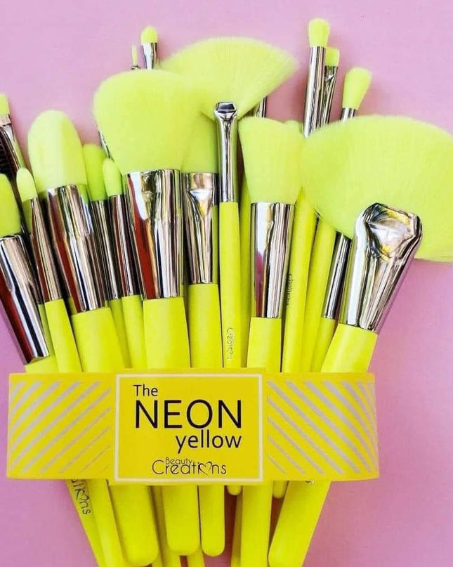 BEAUTY CREATIONS - THE NEON BRUSH SET of 24pc