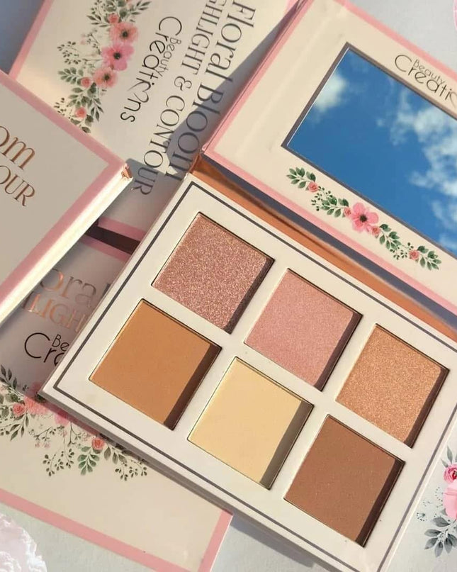 Floral Bloom Highlight & Contour Palette