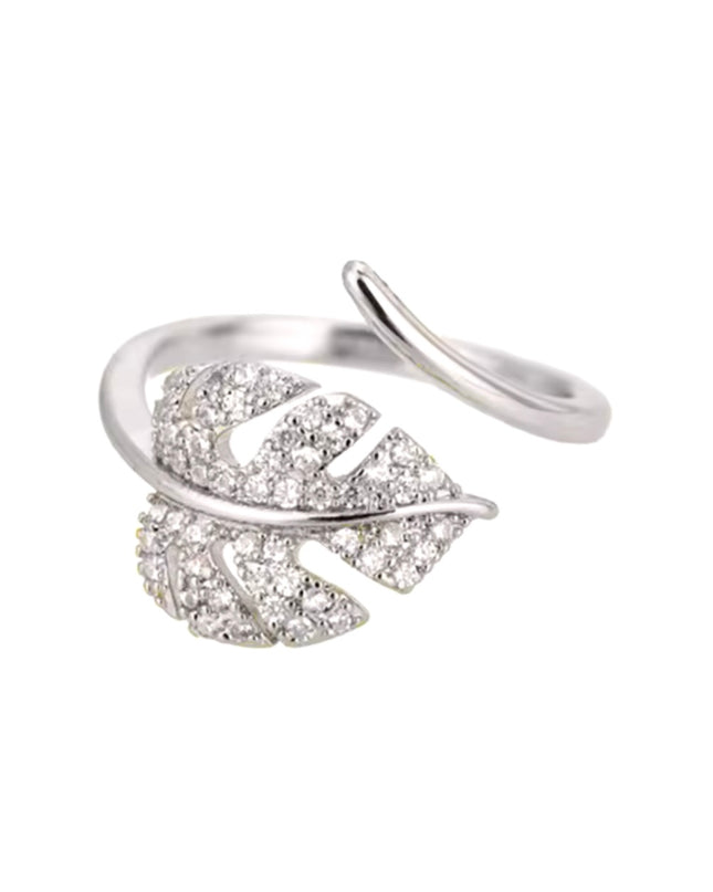 JOYERIA - Sortija de Hoja 1pc