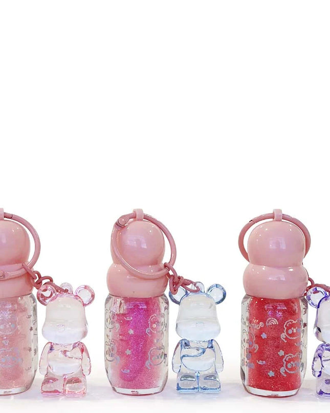 Bear Lipgloss Keychain 🐻