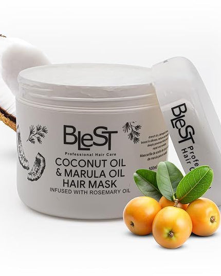 BLEST PROFESSIONAL HAIR CARE - COCONUT OIL & MARULA OIL HAIR MASK 500 ML
