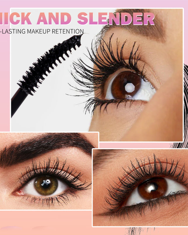 GIRLY’s - 3D MASCARA 4x (Curl, Lift & Fan) 24Hrs (Black) 🧡💜