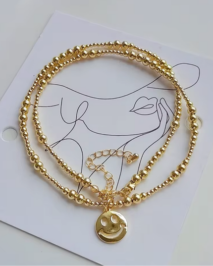 JOYERIA - Collar Happy Face 1pc