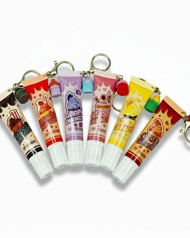KEVIN & COCO - Dessert Lipgloss with Keychain 🧁