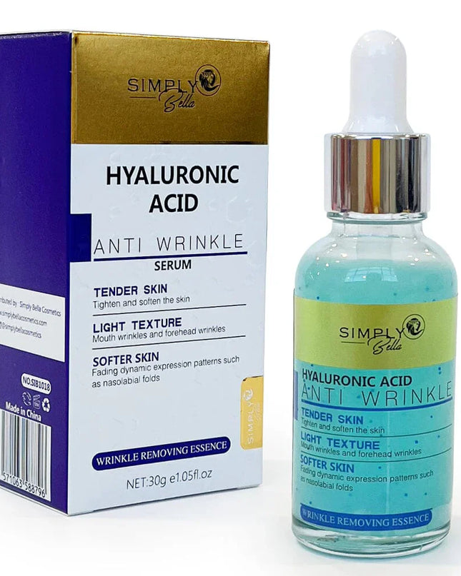 SIMPLY BELLA - Hyaluronic Acid Anti Wrinkle Serum (Remueve la apariencia de Arrugas)
