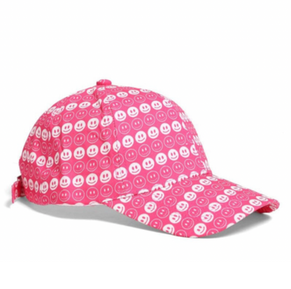 Hat Happy Face Pink