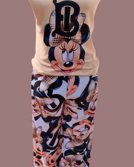 PIJAMA - MINNIE PANTALÓN LARGO 🤎