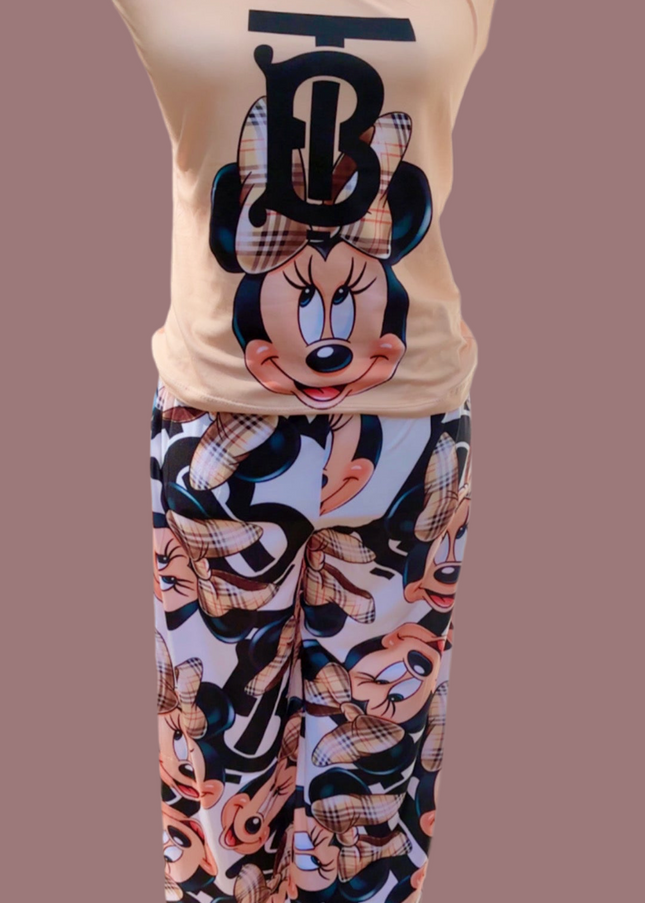 PIJAMA - MINNIE PANTALÓN LARGO 🤎
