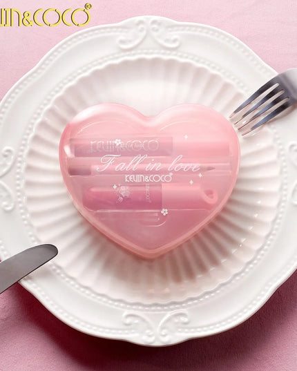 KEVIN AND COCO - KIT FALL IN LOVE | LABIAL + LIP LINER + GLOSS 💖🍴