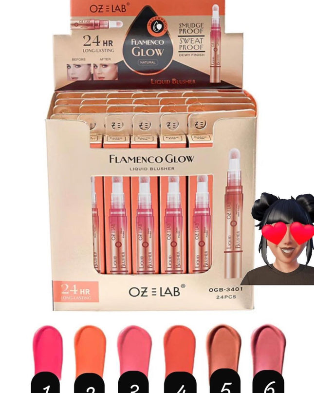 OZ LAB - Blush Liquid Flamenco Glow Natural