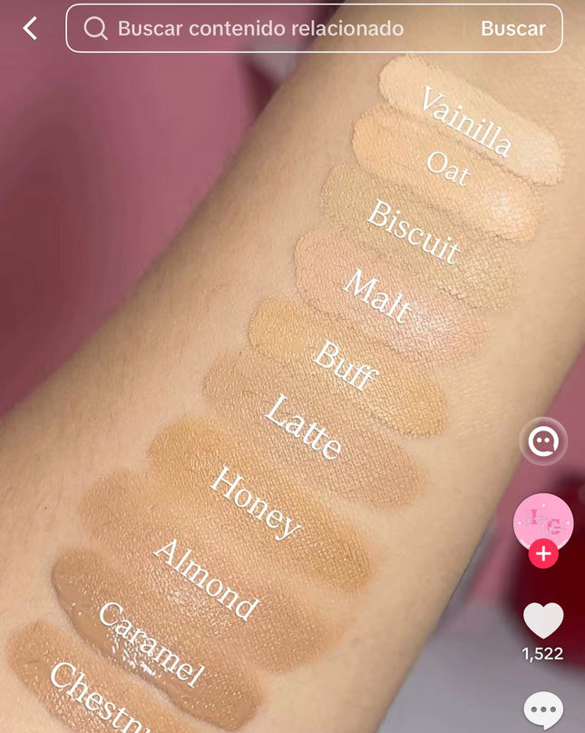 ITALIA DELUXE - LOCKED IN PLACE SOFT MATTE FOUNDATION 12Hr FULL COVERAGE